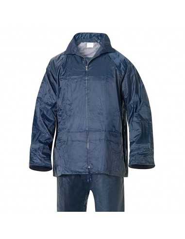 Traje de Agua Impermeable Azul Nylon        Talla 8-XL