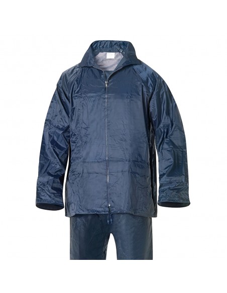 Traje de Agua Impermeable Azul Nylon        Talla 9-XXL
