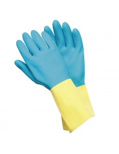 Guantes Neopreno / Latex Bicolor Talla L (Par)