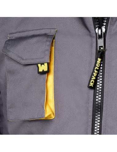 Chaqueta de Trabajo Gris/Amarillo Talla 56/58 XL