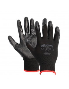Guantes Nitrilo / Nylon Impregnado 10" (Par)