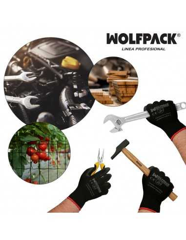 Guantes Poliuretano / Poliester Impregnado  8" (Par)