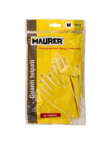 Guantes Latex 100% Basic Domesticos  M (Par)