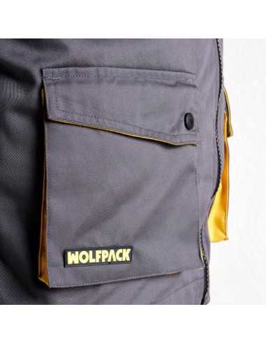 Chaqueta de Trabajo Gris/Amarillo Talla 46/48    S