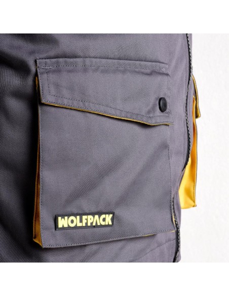 Chaqueta de Trabajo Gris/Amarillo Talla 46/48    S