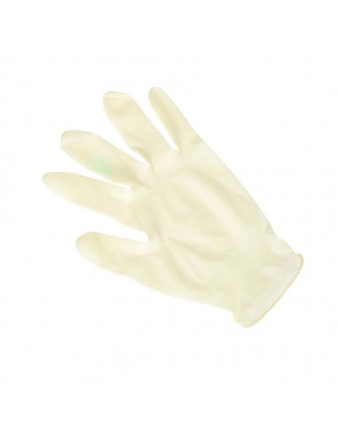 Guantes Desechables Látex Sintetico Talla 7 Caja 100 Unidades