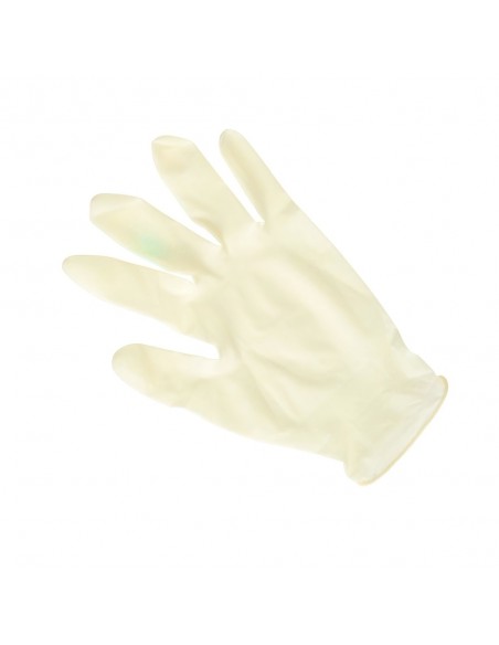 Guantes Desechables Látex Sintetico Talla 7 Caja 100 Unidades