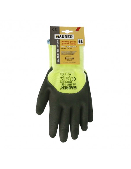 Guantes De Invierno Realizado En Poliester Acolchado Con Recubrimiento De FOAM Talla 9" (Par)