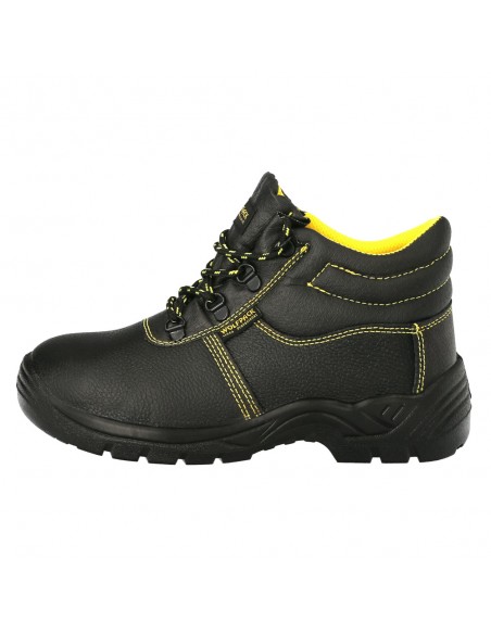 Botas Seguridad S3 Piel Negra Wolfpack  Nº 41 Vestuario Laboral,calzado Seguridad, Botas Trabajo. (Par)