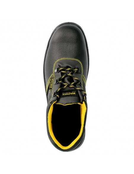 Zapatos Seguridad S3 Piel Negra Wolfpack  Nº 42 Vestuario Laboral,calzado Seguridad, Botas Trabajo. (Par)