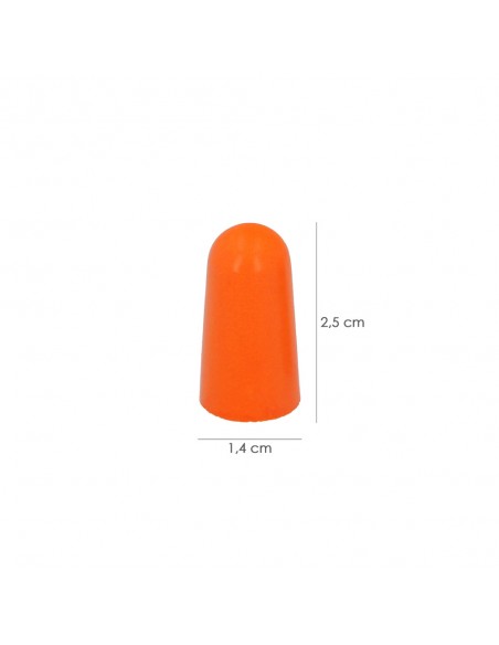 Tapón Espuma Pu Para Oídos Set 2 Tapones Snr 31 Db Trabajar, Dormir, Estudiar, Leer, Viajar, Ronquidos, Proteccion Auditiva.
