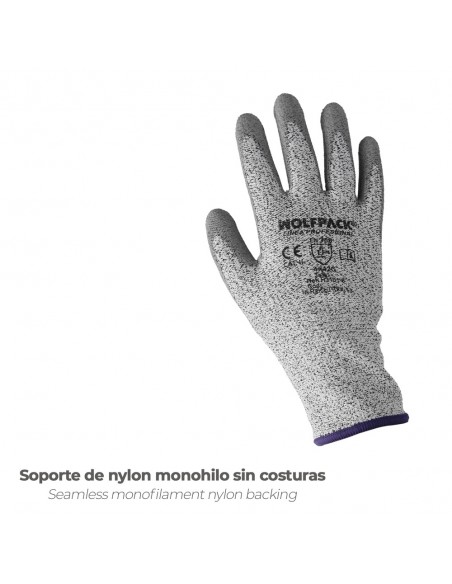 Guantes Anticorte Fibra De Vidrio Talla 8" (Par)
