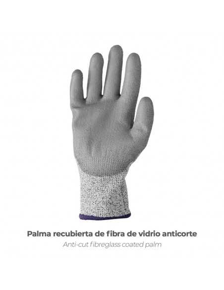 Guantes Anticorte Fibra De Vidrio Talla 10" (Par)