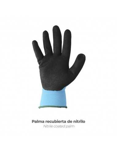 Guantes Nitrilo Reforzado Impregnado Talla 8" (Par)