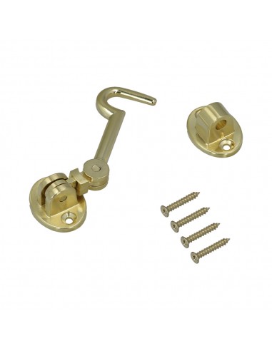 Aldabillas   Multiusos Reforzada Con Tornillos 100 Mm Latón Pulido