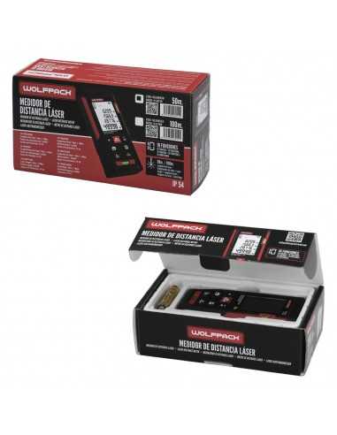 Medidor Laser 10 Funciones 50m Funciona Con 2 Pilas AAA (No Incluido)
