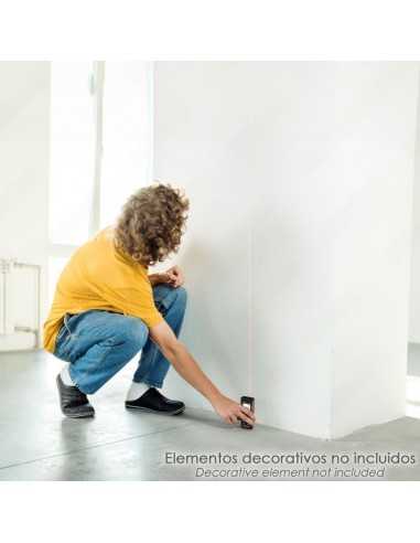 Medidor Laser 10 Funciones 50m Funciona Con 2 Pilas AAA (No Incluido)