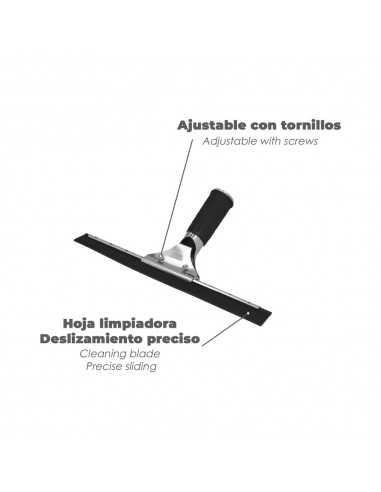 Limpiacristales Profesional Inoxidable 30 cm.