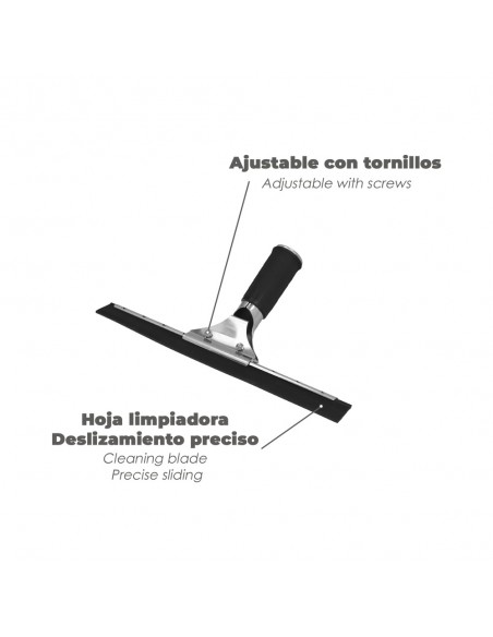 Limpiacristales Profesional Inoxidable 30 cm.