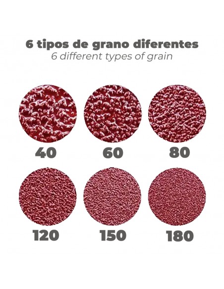 Lija Recambio Banda 100 x 690 mm. Grano 40 (6 Piezas)