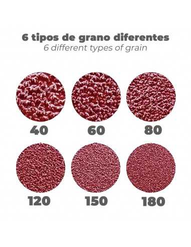 Lija Recambio Banda 100 x 690 mm. Grano 60 (6 Piezas)