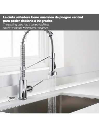 Cinta Adhesiva Sanitarios 38 mm. x 3,2 metros.