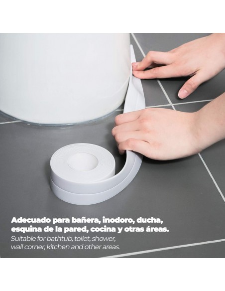 Cinta Adhesiva Sanitarios 38 mm. x 3,2 metros.