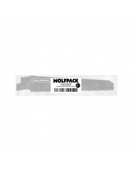 Hoja Para Sierra Sable Madera 152 mm. 6 TPI. 5 piezas. Especial para madera.