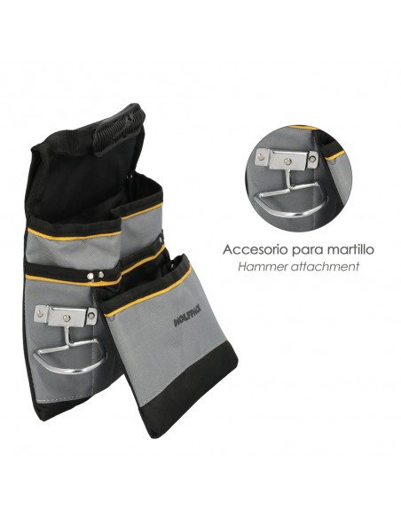 Bolsa Encofrador Nylon Sencilla Con Asa